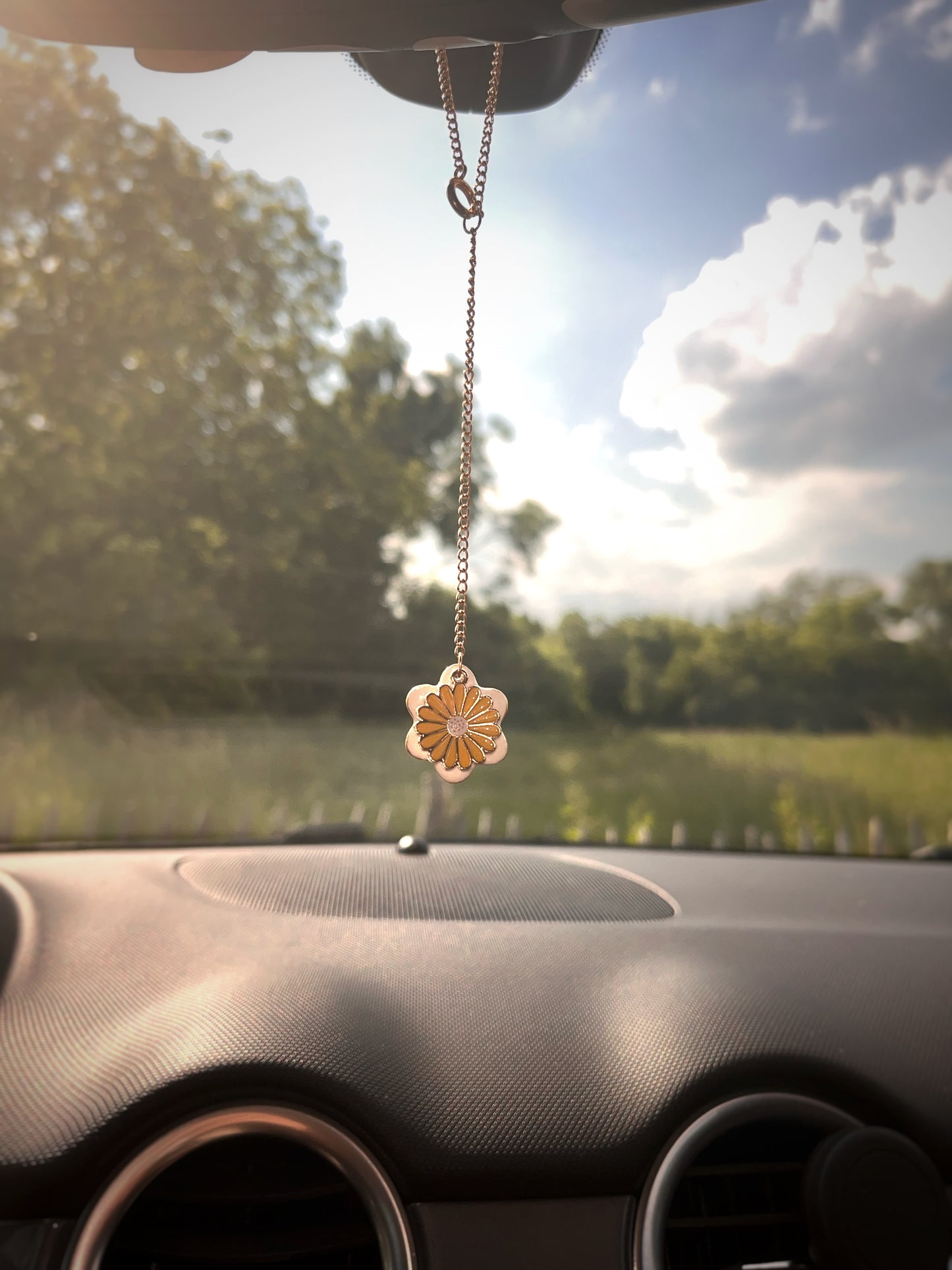 Bijoux de rétroviseur – Modèle Bulle / Fleur