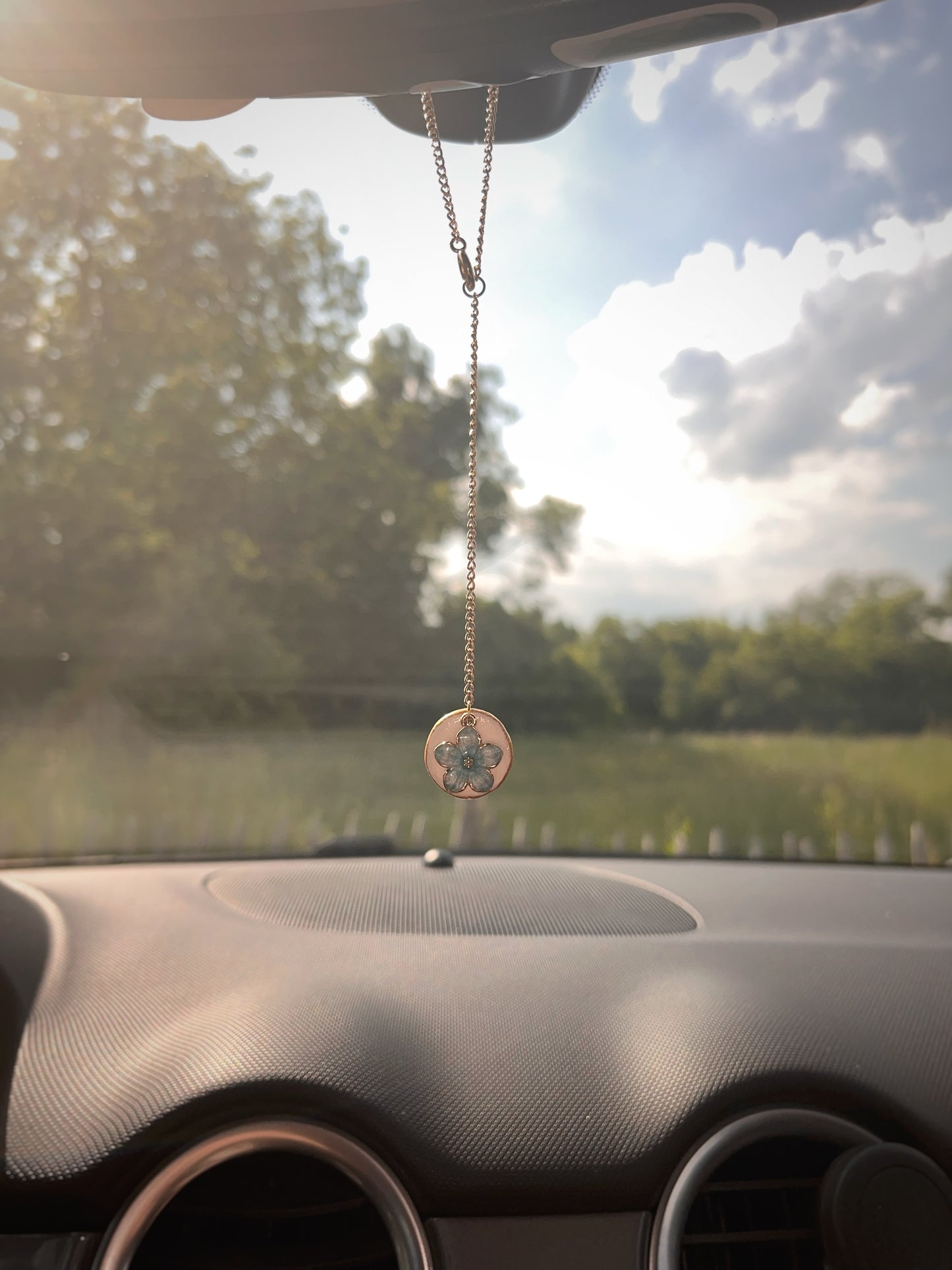 Bijoux de rétroviseur – Modèle Bulle / Fleur